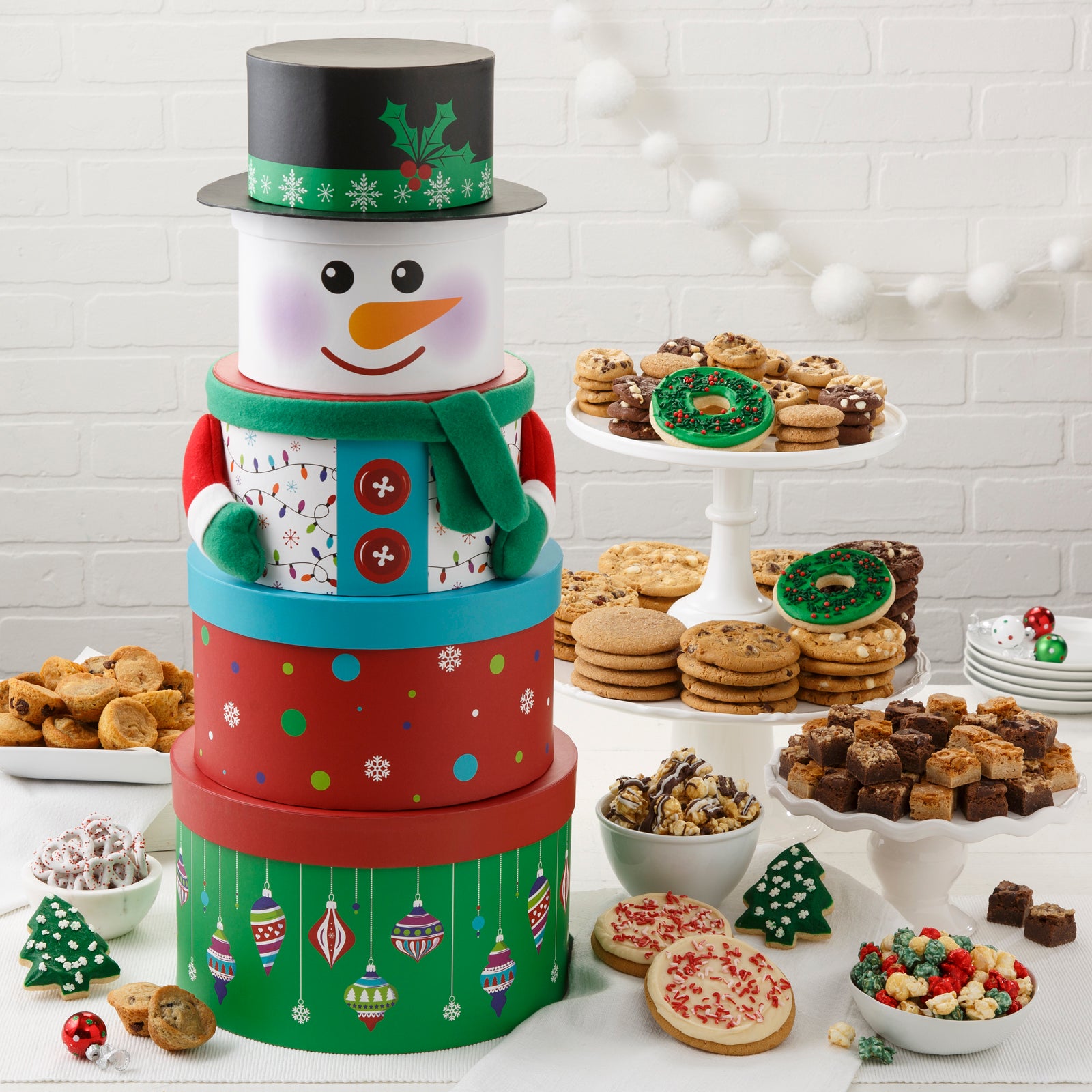 Ultimate Snowman Cookie Tower