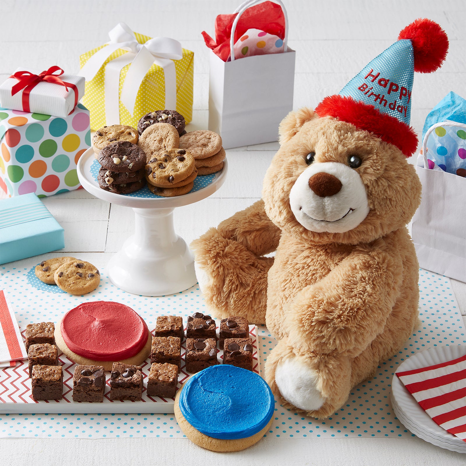 Kids Get Well Teddy Gift Box, Fun Gifts, Yummy Snacks