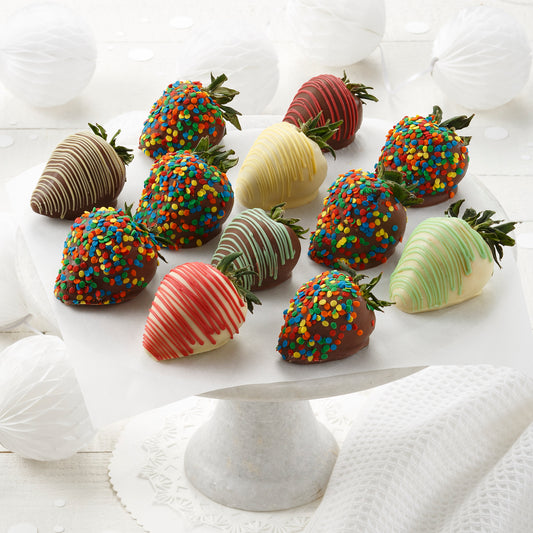 Dozen Celebration Belgian Chocolate Strawberries