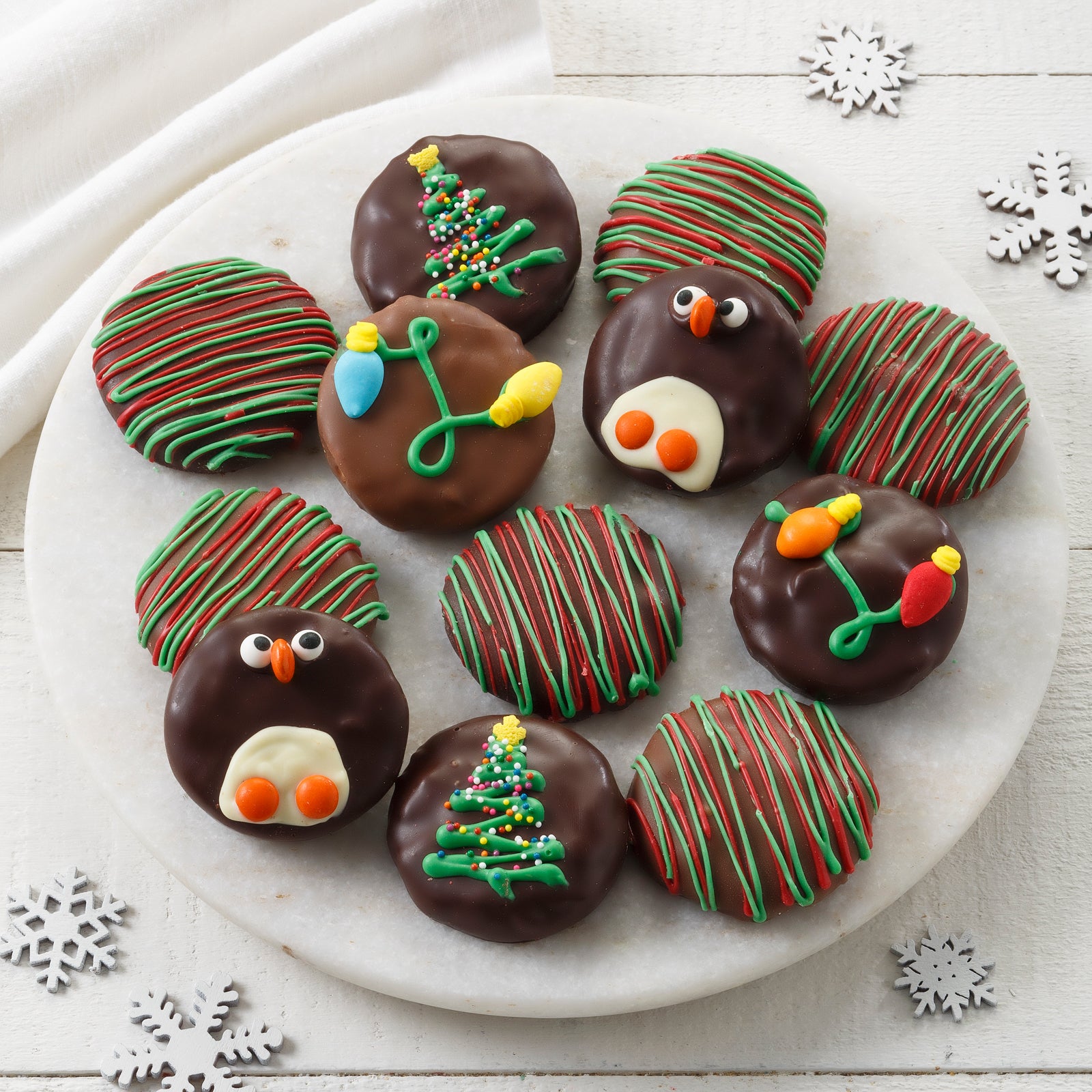 Holiday 12 Belgian Chocolate Nibblers® Bite-Sized Cookies – Mrs. Fields