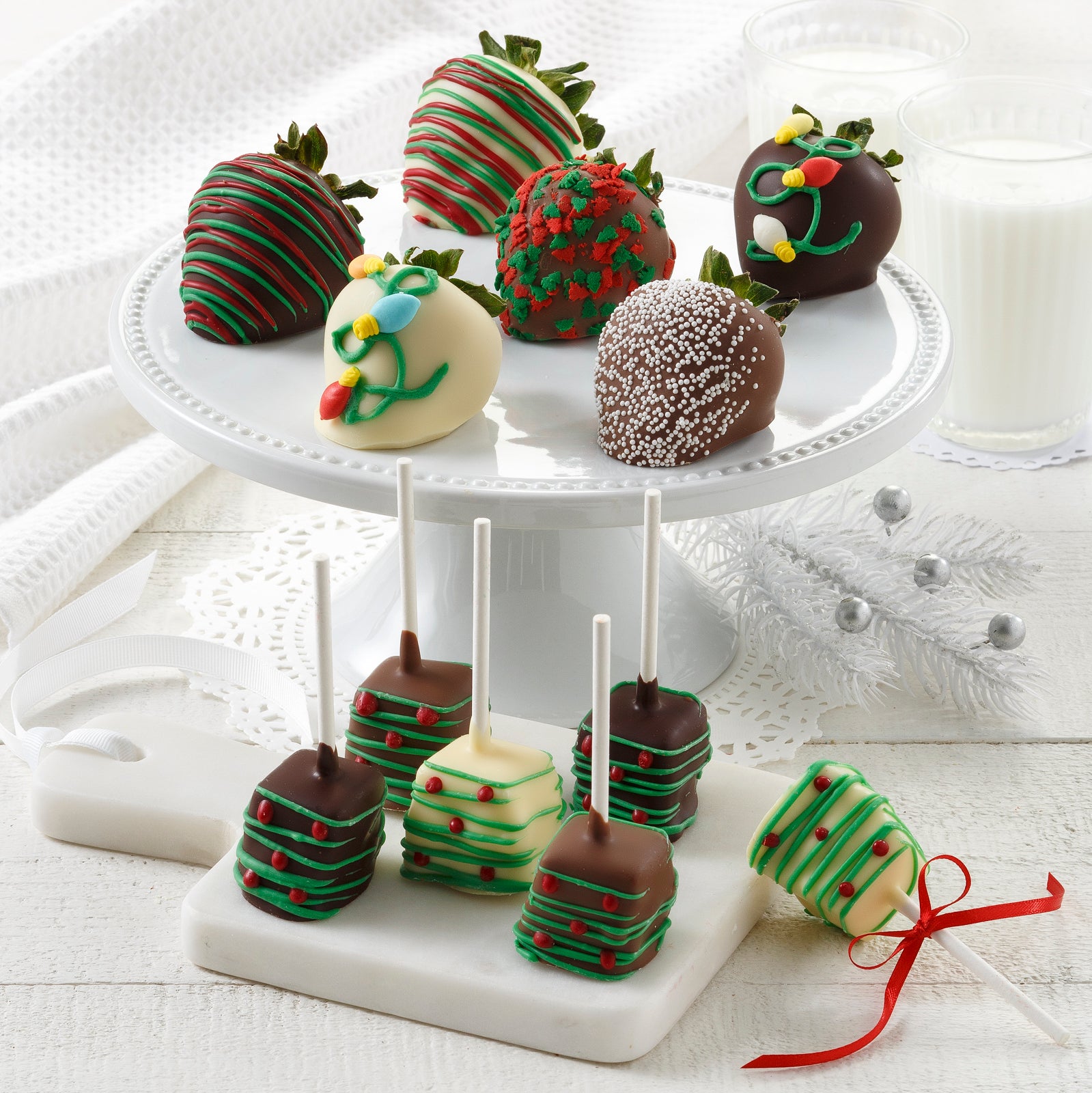 Holiday Lights Berries & Cheesecake Pops – Mrs. Fields