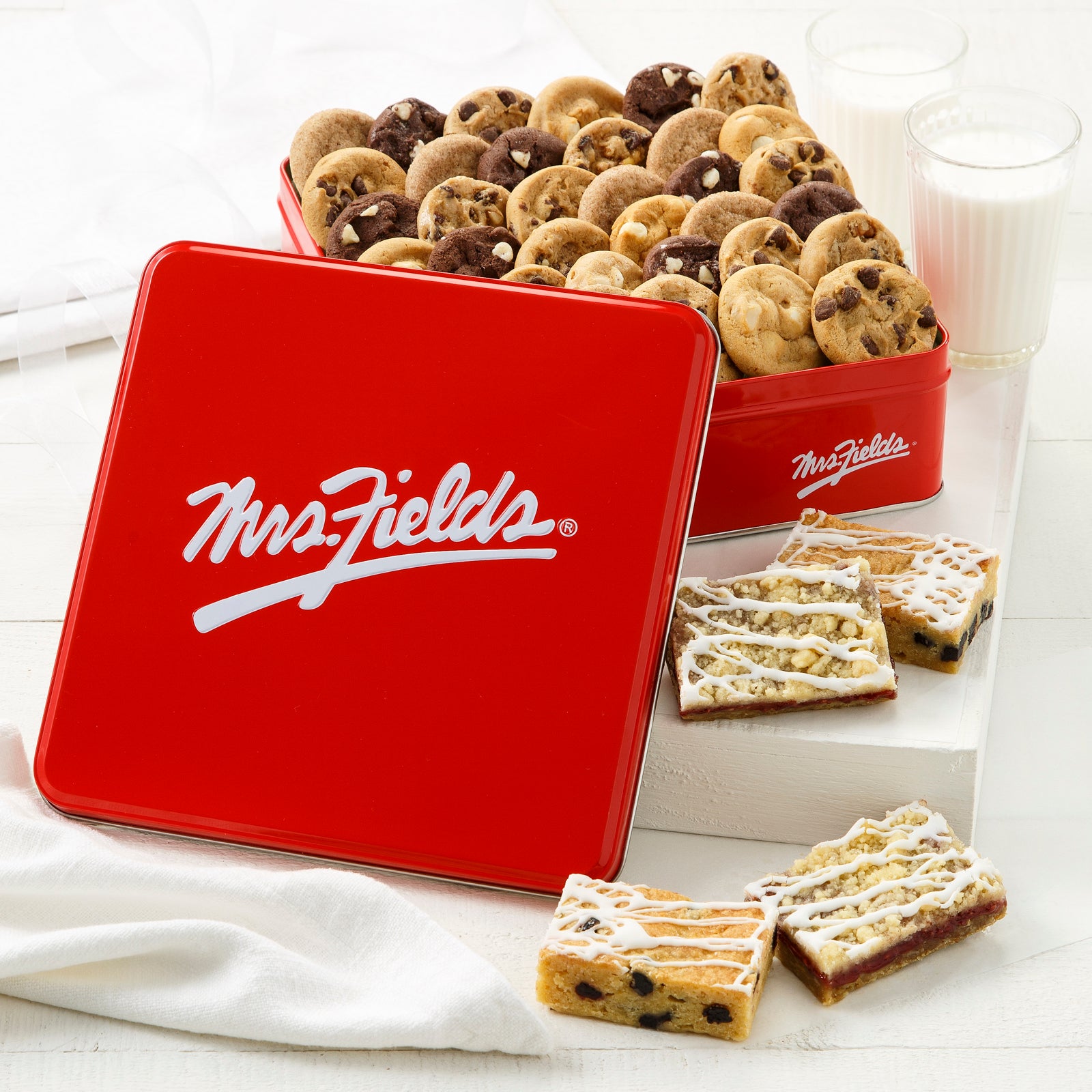 Mrs. Fields Signature Medley Cookie and Fruit Bar Tin