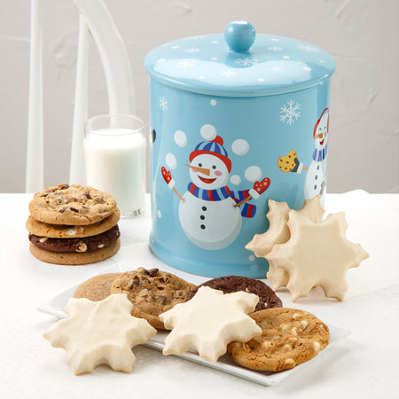 Hallmark Treats and Sweets Holiday Ceramic Jar with Lid-Cookie Jar