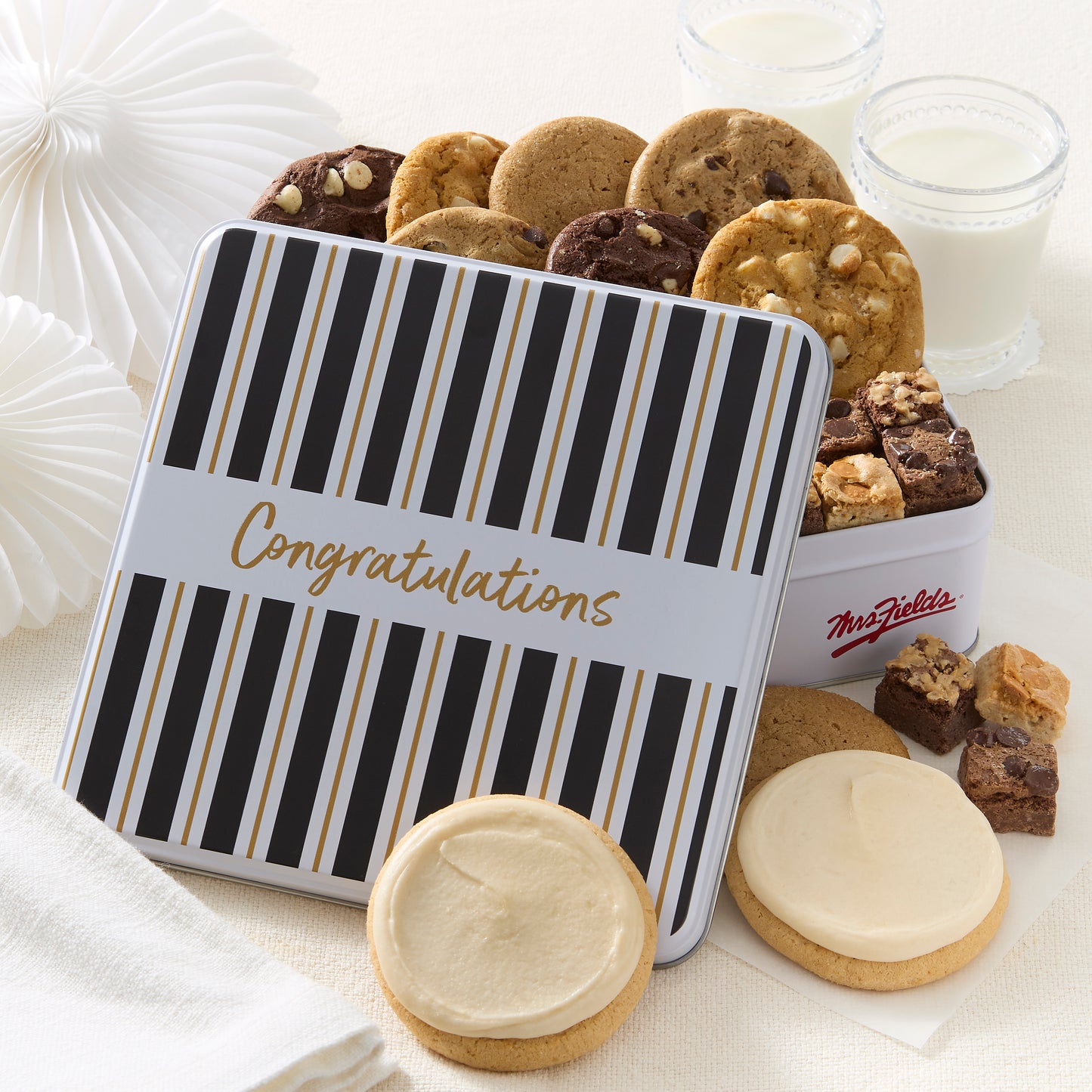 Congratulations Cookie Combo Tin – Mrs. Fields